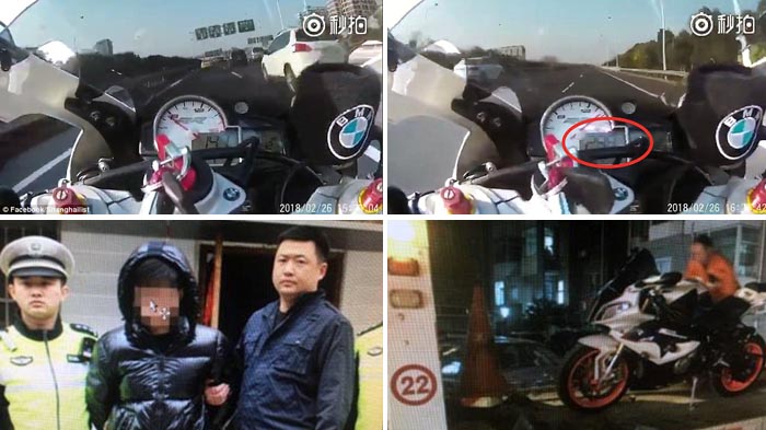 Ambisi Viral, Pemotor China Ngebut 300 km/jam Ditangkap Polisi